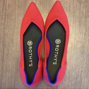 Rothys W 6.5 Red The Point